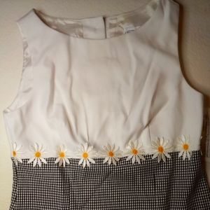 Jessica Howard Top Two-tone floral and gingham